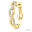 Twisted Petite Diamond Huggie Fashion Earrings