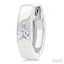 Pear Shape Petite Prong Diamond Huggie Earrings