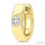 Oval Shape Petite Prong Diamond Huggie Earrings