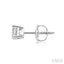 Princess Shape Diamond Stud Earrings