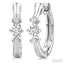 Past Present & Future Diamond Huggie Fashion Earrings