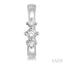 Past Present & Future Petite Diamond Huggie Fashion Earrings