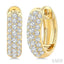 Diamond Huggie Fashion Earrings