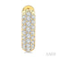 Diamond Huggie Fashion Earrings
