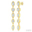 Mixed Shape Diamond Fashion Earrings