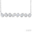 Mixed Shape Bezel Set Diamond Fashion Necklace