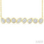Mixed Shape Bezel Set Diamond Fashion Necklace
