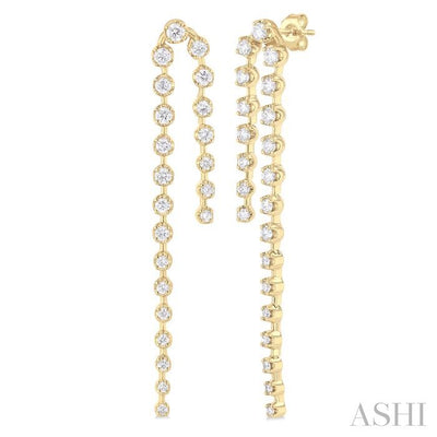Diamond Fashion Long Earrings