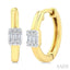 Fusion Petite Diamond Fashion Huggie Earrings