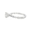 Round Diamond Shared Prong Engagement Ring