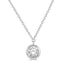 Diamond Bezel Solitaire Necklace