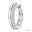Petite Diamond Fashion Huggie Earrings