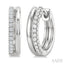 Petite Diamond Fashion Huggie Earrings