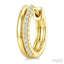 Petite Diamond Fashion Huggie Earrings