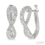 Diamond Fashion Hoop Earrings