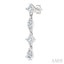 Mixed Shape Diamond Fashion Long Earrings