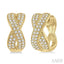 Petite Diamond Huggie Fashion Earrings