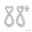 Heart Shape Infinity Diamond Fashion Earrings