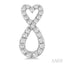Heart Shape Infinity Diamond Fashion Earrings