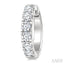 Round Shape Diamond Hoop Earrings
