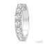 Round Shape Diamond Hoop Earrings