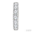 Round Shape Diamond Hoop Earrings