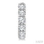 Round Shape Diamond Hoop Earrings