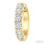 Round Shape Diamond Hoop Earrings