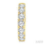 Round Shape Diamond Hoop Earrings