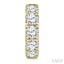 Round Shape Diamond Hoop Earrings