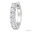 Round Shape Diamond Hoop Earrings