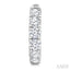 Round Shape Diamond Hoop Earrings