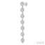 Drop Cluster Diamond Fashion Long Earrings
