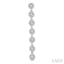 Drop Cluster Diamond Fashion Long Earrings
