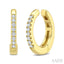 Petite Diamond Fashion Huggie Cuff Earrings