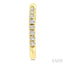 Petite Diamond Fashion Huggie Cuff Earrings
