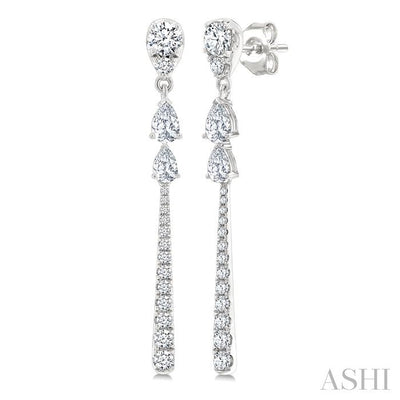Diamond Fashion Long Earrings