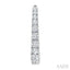 Graduated Diamond Fashion Hoop Earrings