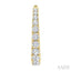 Graduated Diamond Fashion Hoop Earrings