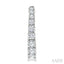 Graduated Diamond Fashion Hoop Earrings
