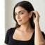 Graduated Diamond Fashion Hoop Earrings