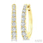 Graduated Diamond Fashion Hoop Earrings