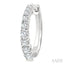 Graduated Diamond Fashion Hoop Earrings