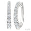 Graduated Diamond Fashion Hoop Earrings