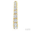 Graduated Diamond Fashion Hoop Earrings