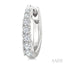 Graduated Petite Diamond Huggie Fashion Earrings