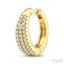 Petite Diamond Fashion Huggie Cuff Earrings