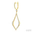 Marquise Shape Link Diamond Fashion Earrings