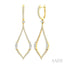 Marquise Shape Link Diamond Fashion Earrings