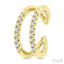Petite Diamond Fashion Huggie Cuff Earrings